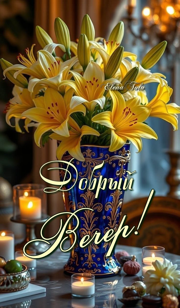 ДОБРЫЙ ВЕЧЕР! 💥🌺🌸🌼💫 ДОБРЫЙ ВЕЧЕР! 💥🌺🌸🌼💫