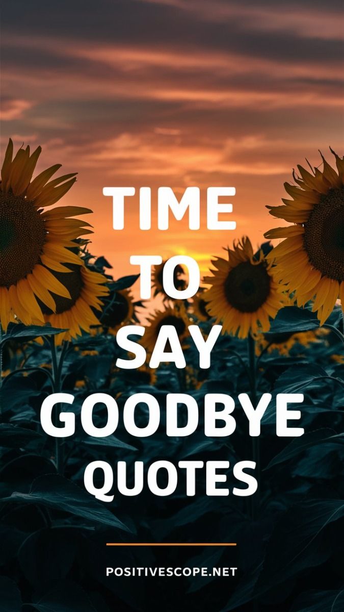 Time to say Goodbye quotes Time to say Goodbye quotes