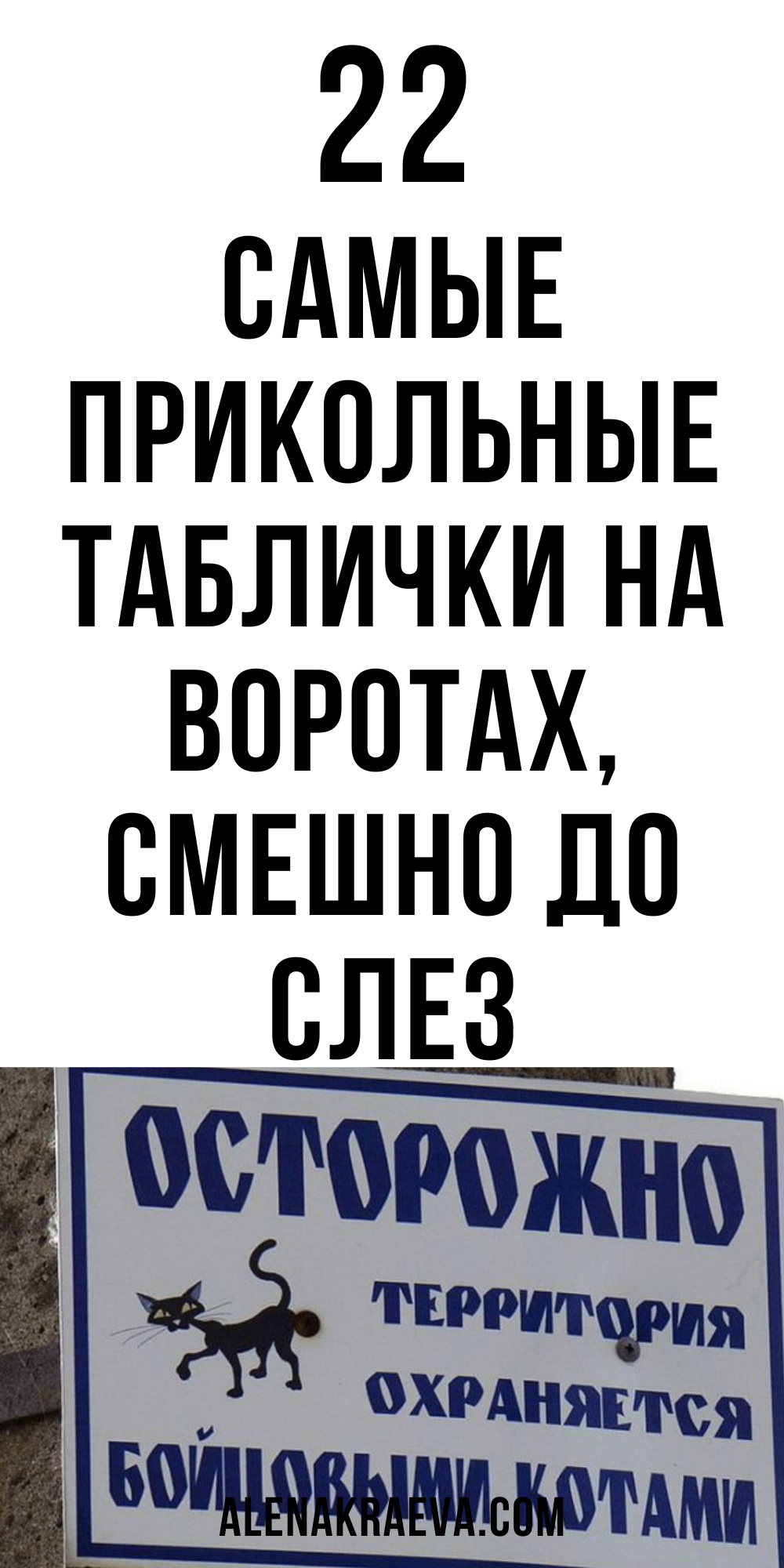 Самые прикольные таблички на воротах, смешно до слез | alenakraeva.com Самые прикольные таблички на воротах, смешно до слез | alenakraeva.com