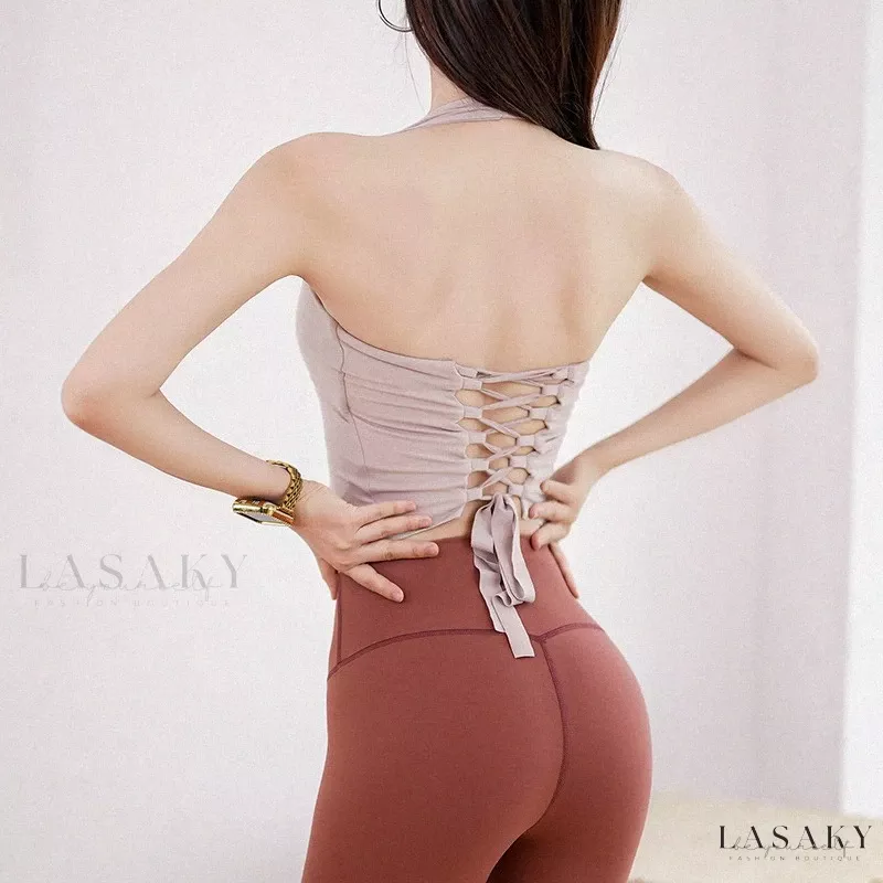 Lasaky – Yoga Compression Tank Top with Waist Cincher and Chest Support, Moisture-Wicking and Breathable Athletic Top Lasaky – Yoga Compression Tank Top with Waist Cincher and Chest Support, Moisture-Wicking and Breathable Athletic Top