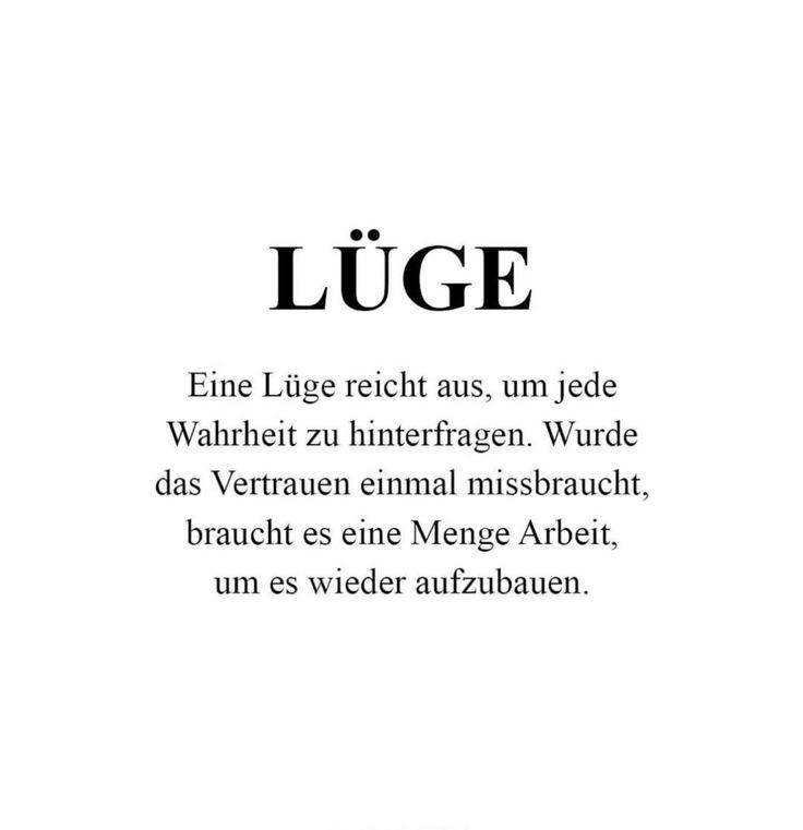 eine lüge dausend lügen eine lüge dausend lügen