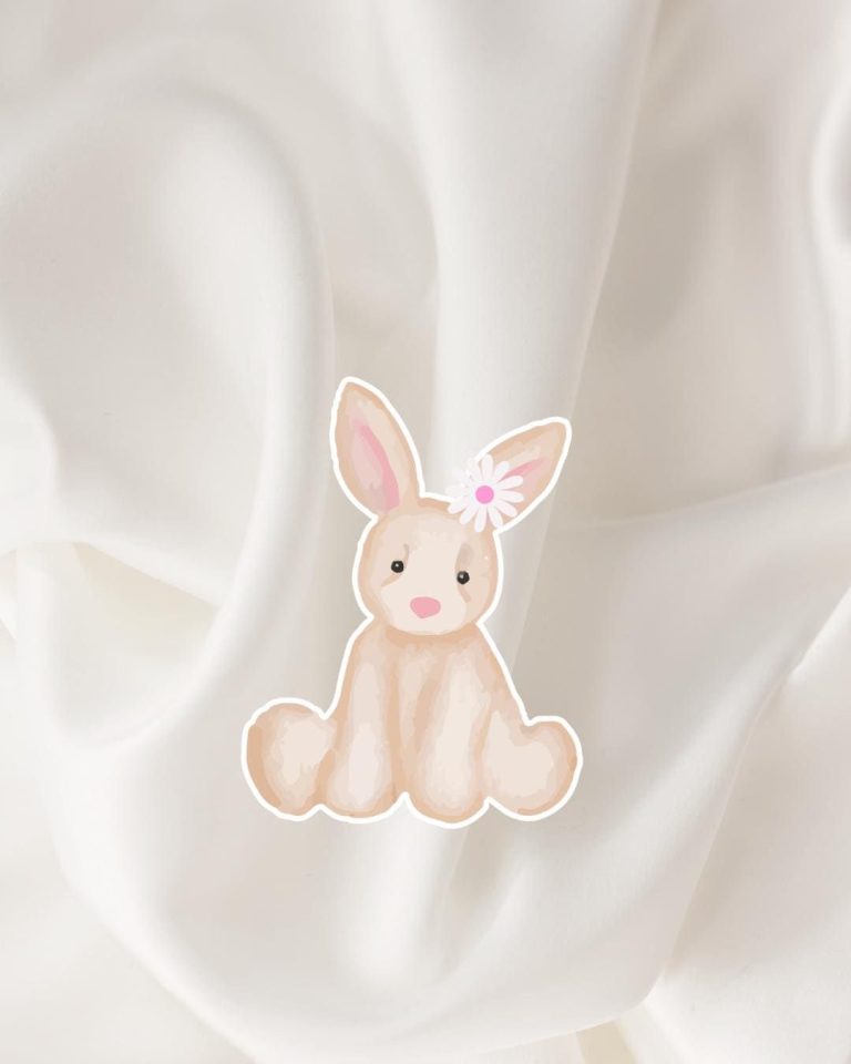 Cute Bunny Kiss-Cut Stickers, Aesthetic Laptop Decals, Easter Gift for Kids, Cute Animal Decor, Spring Stickers Set Cute Bunny Kiss-Cut Stickers, Aesthetic Laptop Decals, Easter Gift for Kids, Cute Animal Decor, Spring Stickers Set