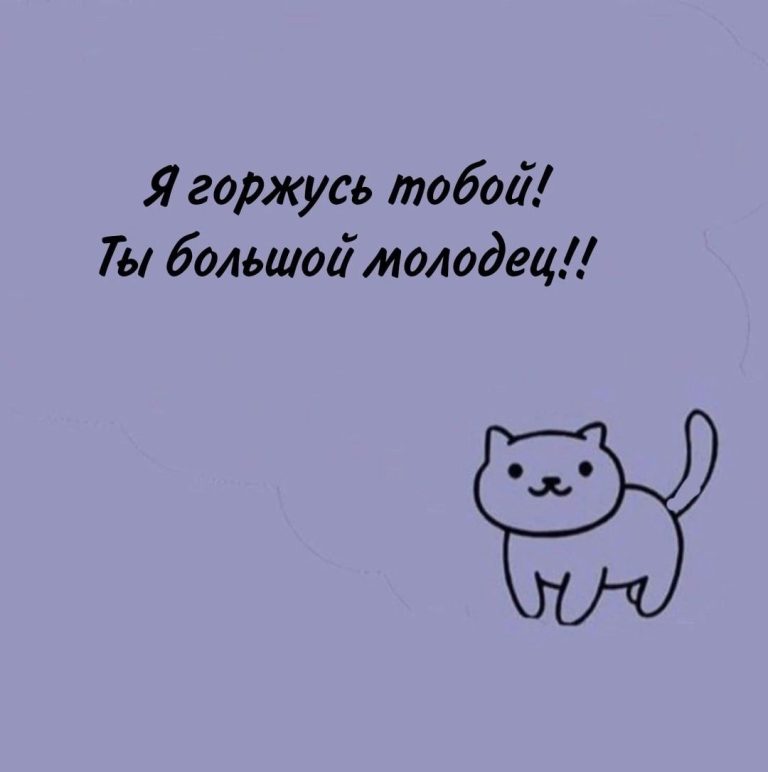 Я горжусь тобой Я горжусь тобой