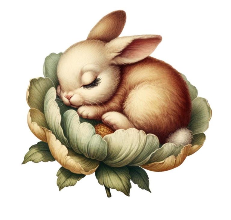 Fichiers numériques vintage mignon lapin endormi / clipart lapin mignon pour scrapbooking / fabrication de cartes Fichiers numériques vintage mignon lapin endormi / clipart lapin mignon pour scrapbooking / fabrication de cartes