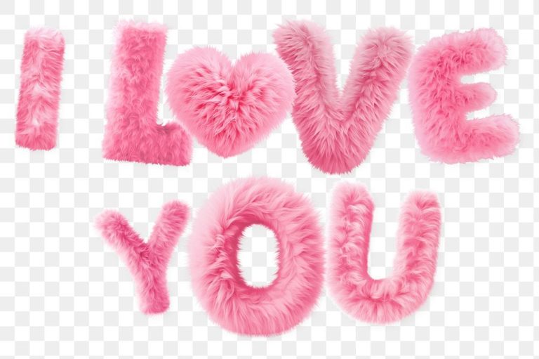 Download premium png of I love you word sticker png element, editable  fluffy pink font design by Pinn about png, transparent png, cute, sticker, and alphabet 14913785