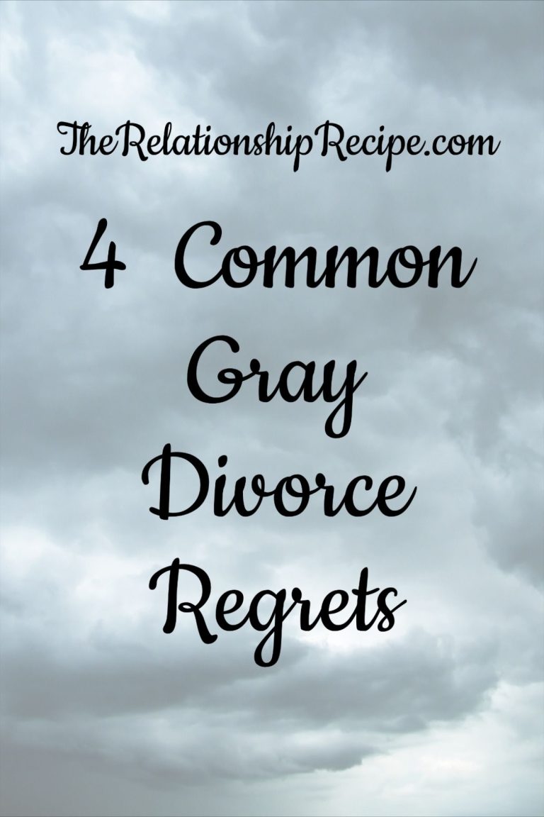 Four Common Gray Divorce Regrets