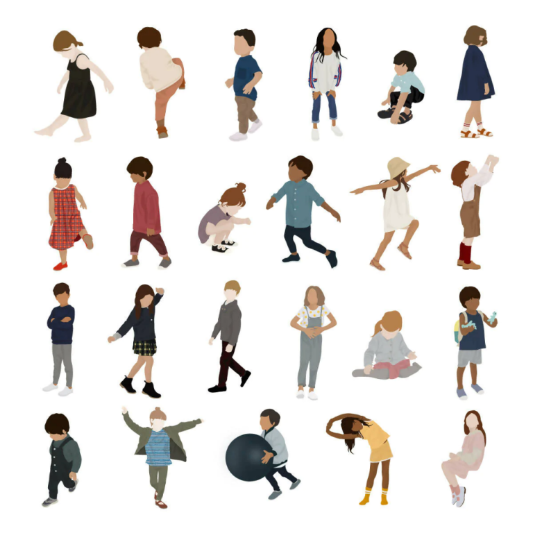 Flat Vector Kids Pack Flat Vector Kids Pack