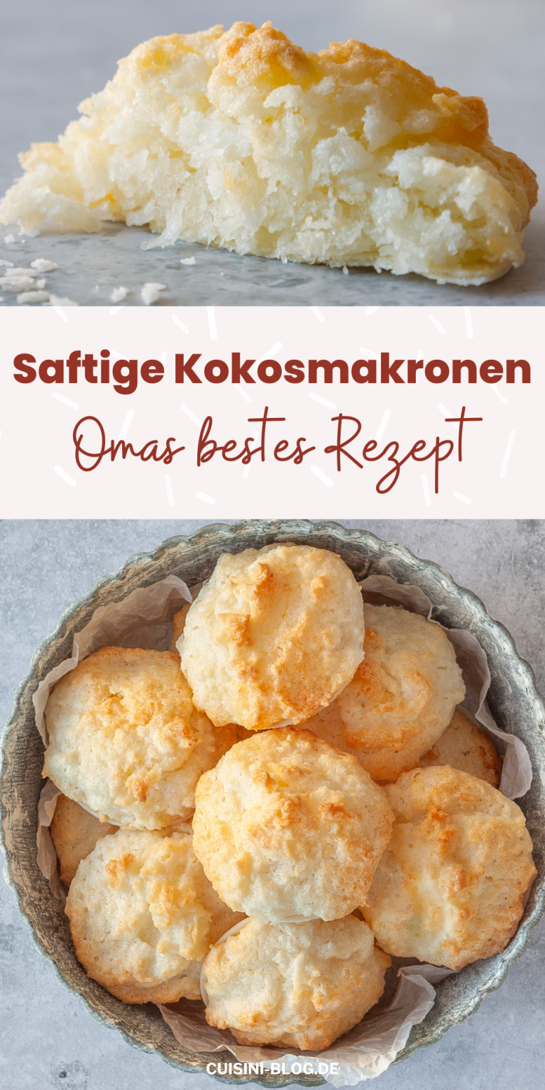 Saftige Kokosmakronen nach Omas bestem Rezept Saftige Kokosmakronen nach Omas bestem Rezept