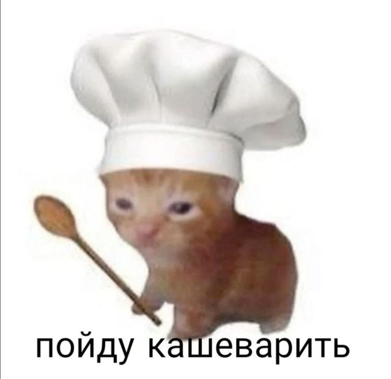 кисик идет кашеварить