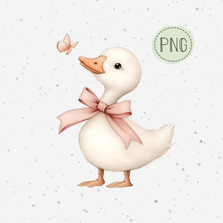 Oie mignonne et papillon PNG, fichier de sublimation pour enfants, fichier de transfert PNG Oie mignonne et papillon PNG, fichier de sublimation pour enfants, fichier de transfert PNG