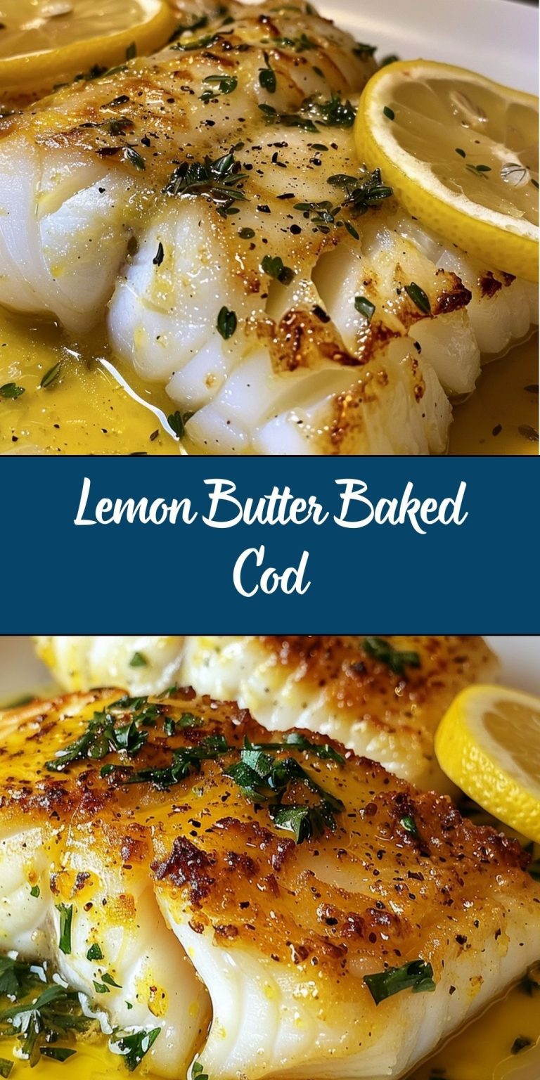 Lemon Butter Baked Cod Lemon Butter Baked Cod