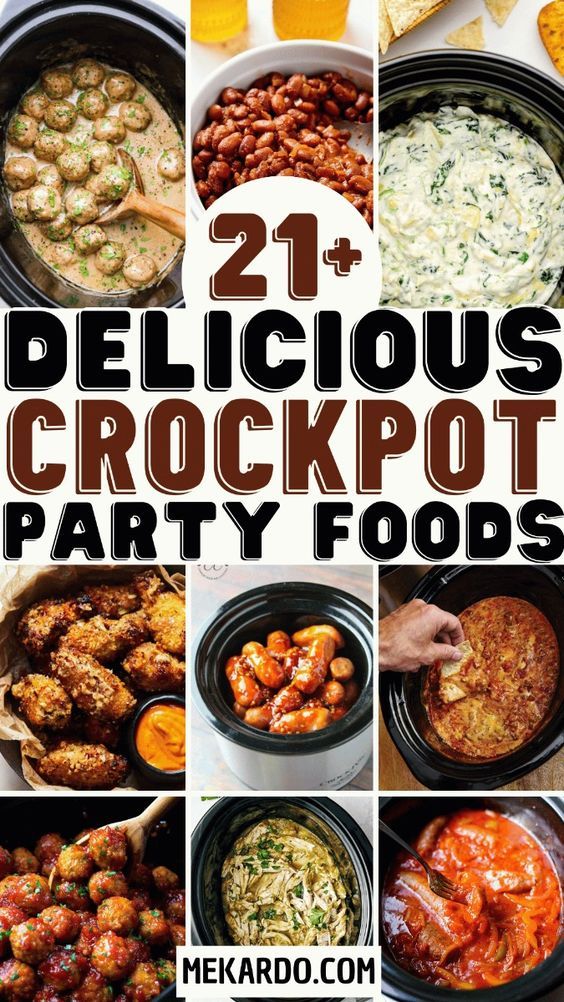 23 Crockpot Party Foods to Wow Your Guests Without the Stress – Mekardo 23 Crockpot Party Foods to Wow Your Guests Without the Stress – Mekardo