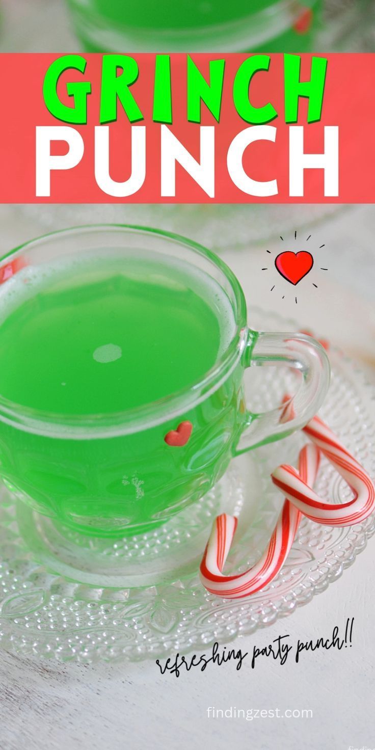 Grinch Punch: Non-Alcoholic Christmas Drink Grinch Punch: Non-Alcoholic Christmas Drink