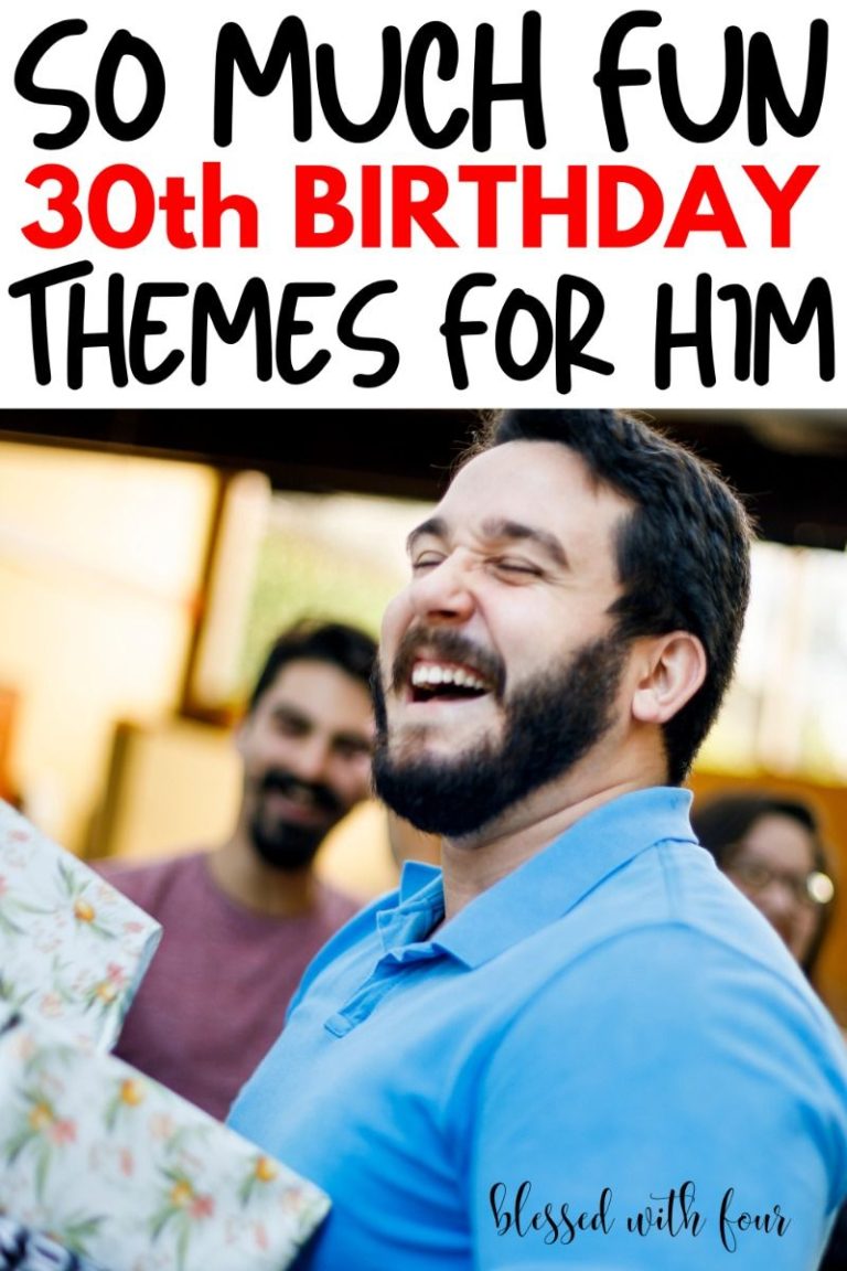30th Birthday Themes For Him That Are A Blast – Blessed With Four 30th Birthday Themes For Him That Are A Blast – Blessed With Four