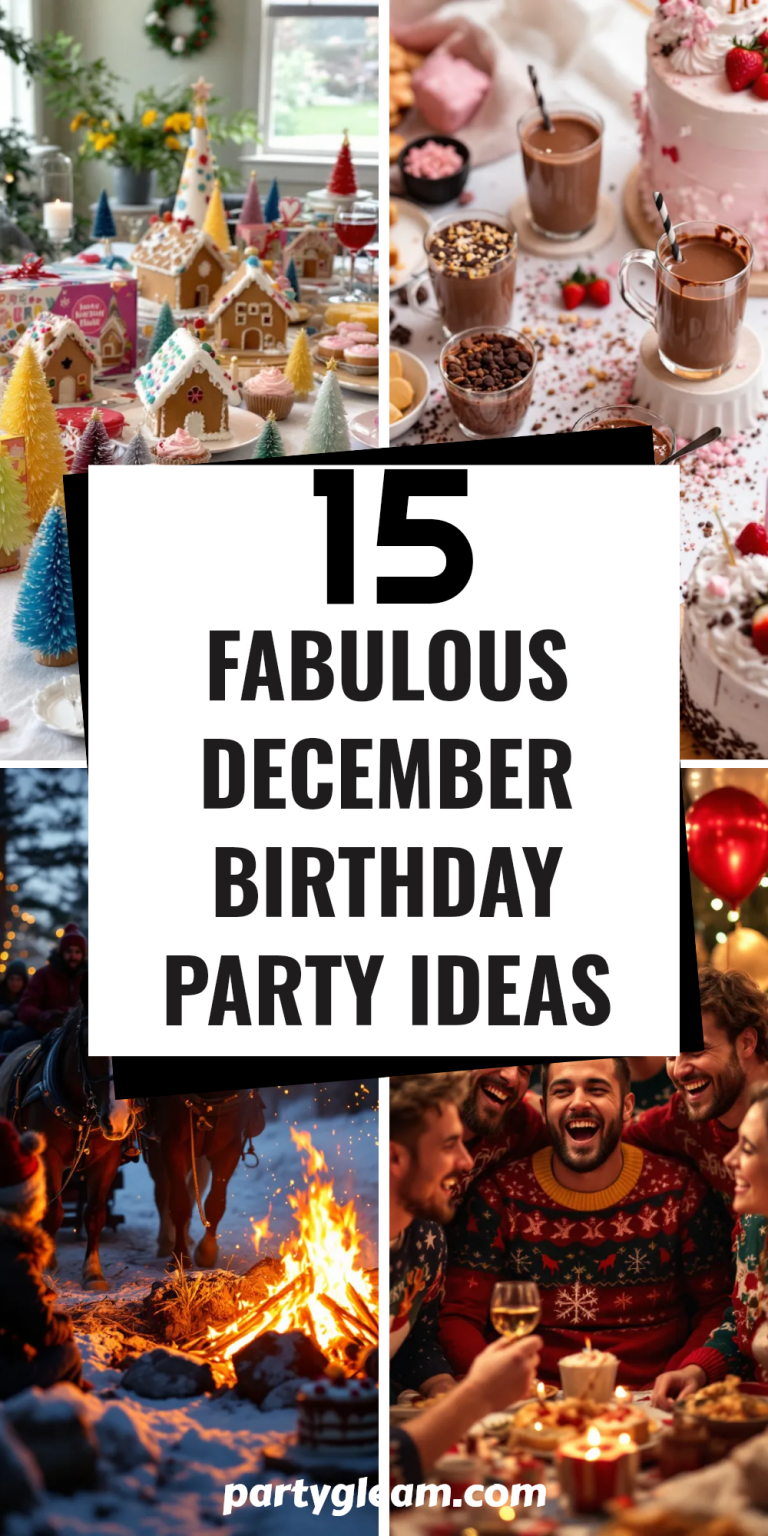 15 Fabulous December Birthday Party Ideas 15 Fabulous December Birthday Party Ideas