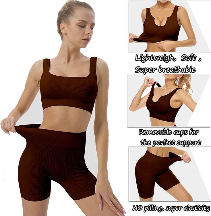 niyokki Workout Sets for Women Seamless Crop Tops Leggings Matching 2 Pieces Outfits Two Piece Yoga Workout Outfits niyokki Workout Sets for Women Seamless Crop Tops Leggings Matching 2 Pieces Outfits Two Piece Yoga Workout Outfits