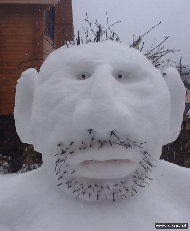 Современный снеговик Современный снеговик