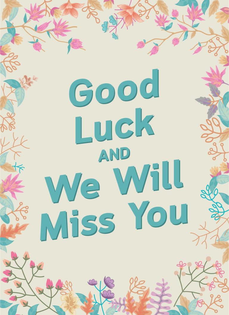 Good Bye Cards – 10 Free PDF Printables | Printablee Good Bye Cards – 10 Free PDF Printables | Printablee