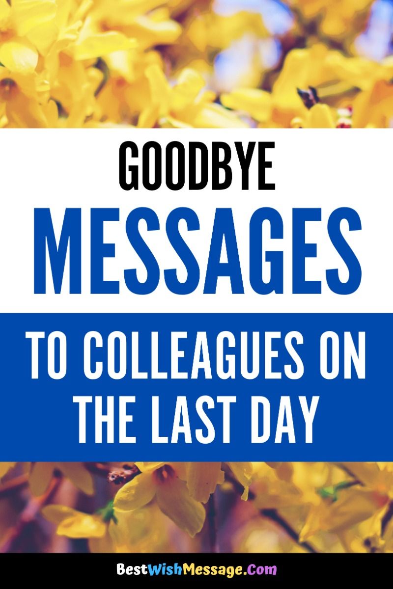 Parting Words for Colleagues as You Leave the Office Parting Words for Colleagues as You Leave the Office