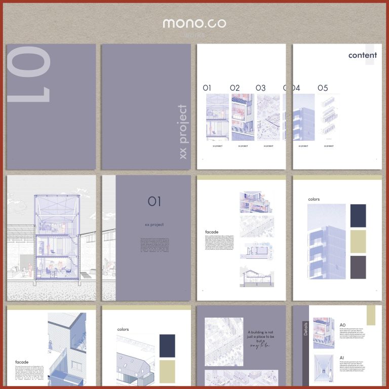 Ugc Template Architektur Portfolio Studenten Projekt Layout – A4 Größe Format Interior Design Broschüre – Minimalist Adobe Indesign Powerpoint Ugc Template Architektur Portfolio Studenten Projekt Layout – A4 Größe Format Interior Design Broschüre – Minimalist Adobe Indesign Powerpoint