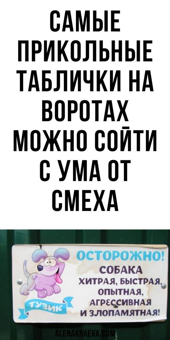 Самые прикольные таблички на воротах Самые прикольные таблички на воротах