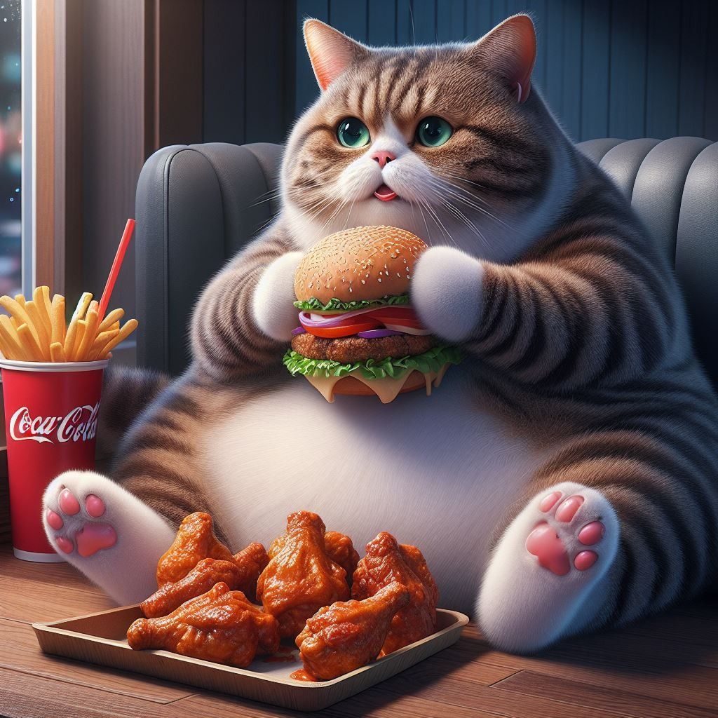 eating cat