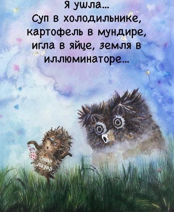 Я ушла… Суп в холодильнике, картофель в мундире, игла в яйце, земля в иллюминаторе… – АйДаПрикол Я ушла… Суп в холодильнике, картофель в мундире, игла в яйце, земля в иллюминаторе… – АйДаПрикол