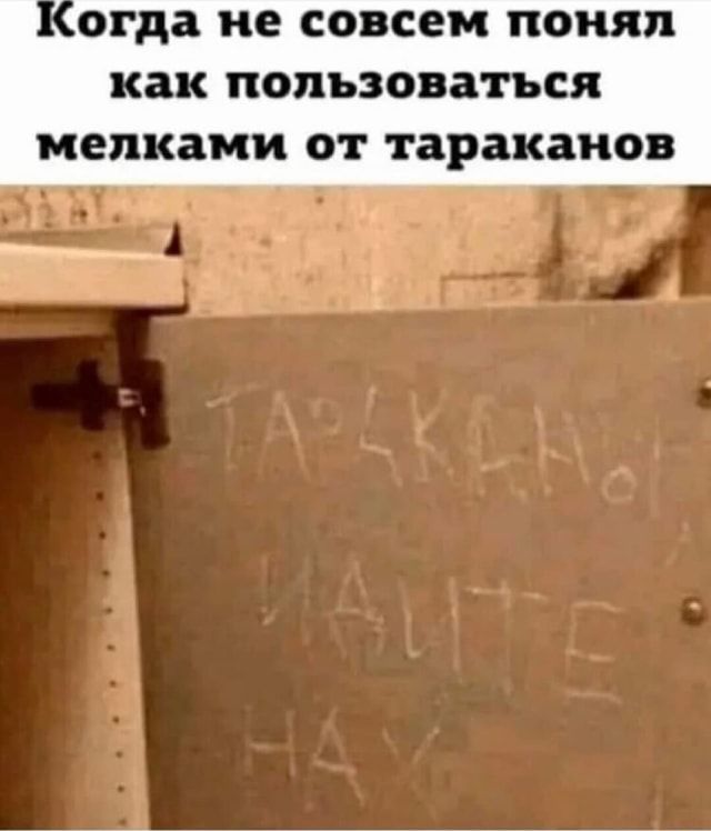 Когда не совсем понял как пользоваться мелками от тараканов – АйДаПрикол Когда не совсем понял как пользоваться мелками от тараканов – АйДаПрикол